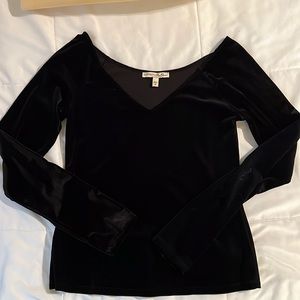 Express velvet v neck